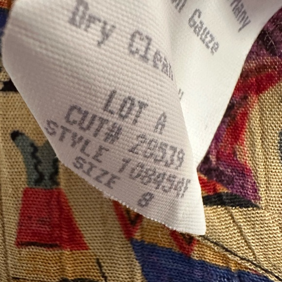 Carole Little Black and Purple Patterned Blouse - Picture 3 of 5